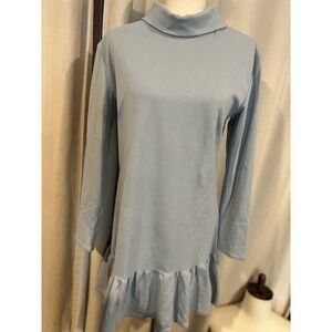 buru womens Dress Medium Light‎ Blue Nwt